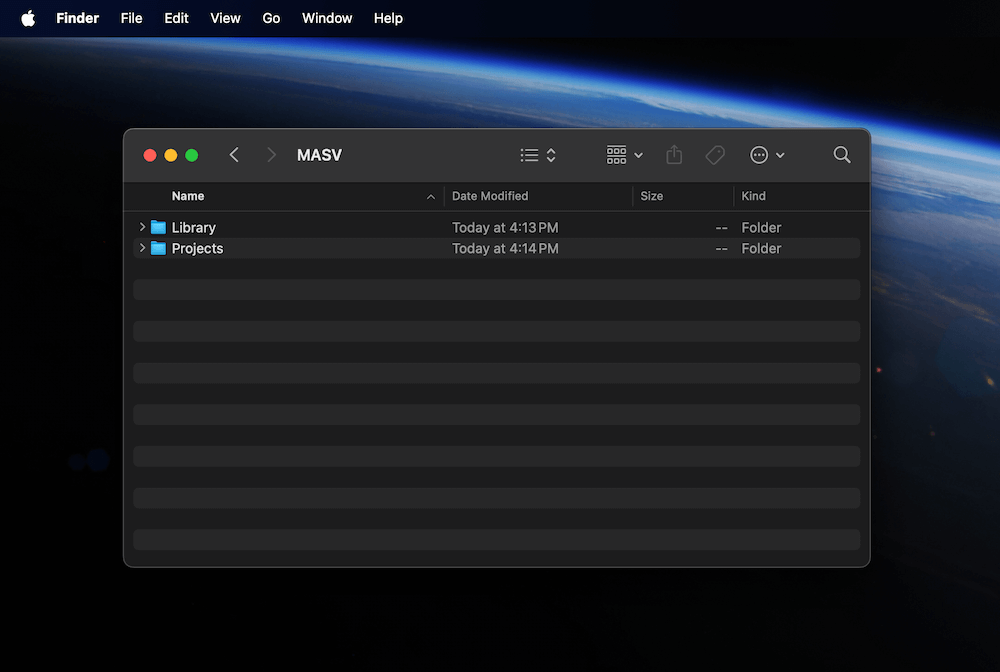 Hard Drive Folder Hierarchy