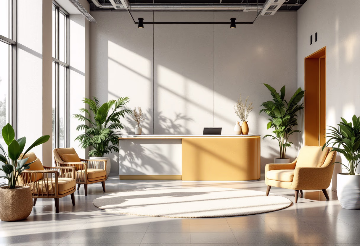 [background image] image of a welcoming reception area for an automotive service