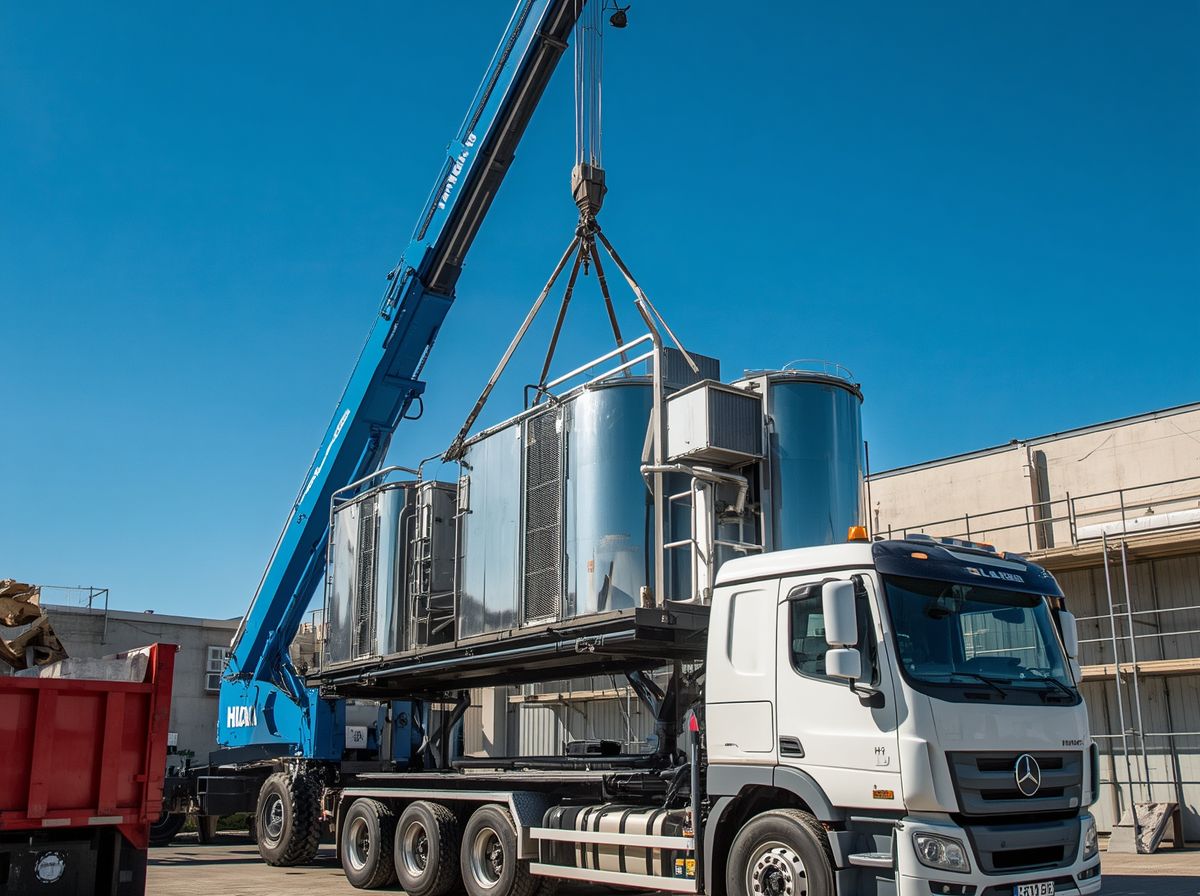 Hiab lifting HVAC system