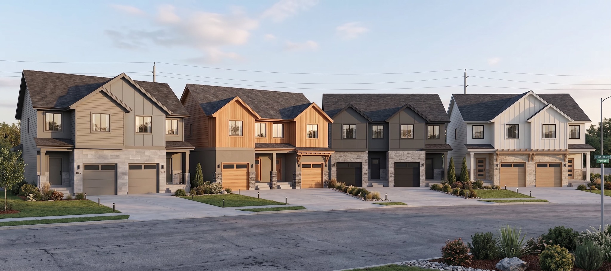 Barrett Modular duplex and halfplex residences