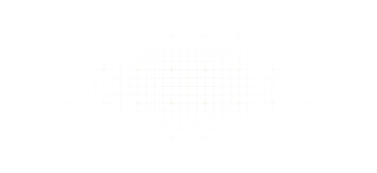 Oval-shaped grid pattern with evenly spaced horizontal and vertical light lines on a black background.