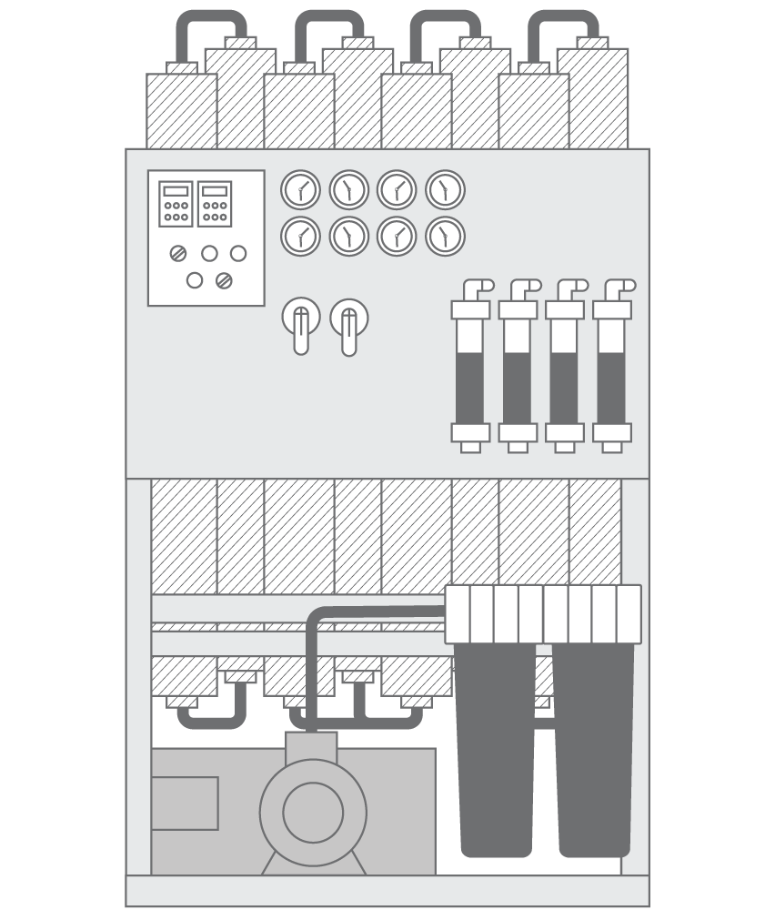 CITOR AVRO 12000SS brackish water reverse osmosis desalination system