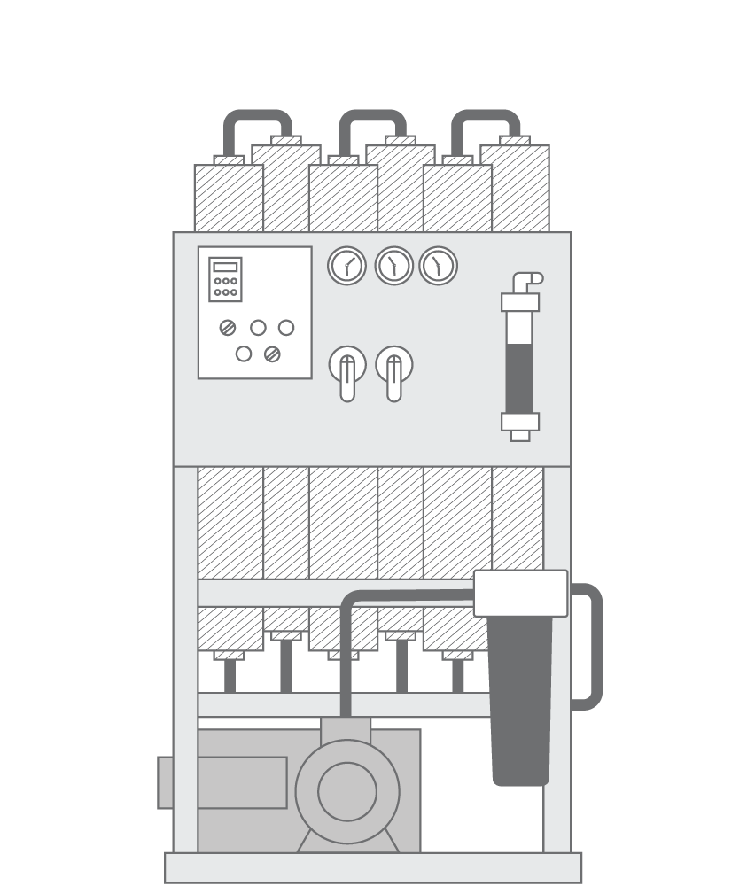 CITOR AVRO 6000SS brackish water reverse osmosis desalination system