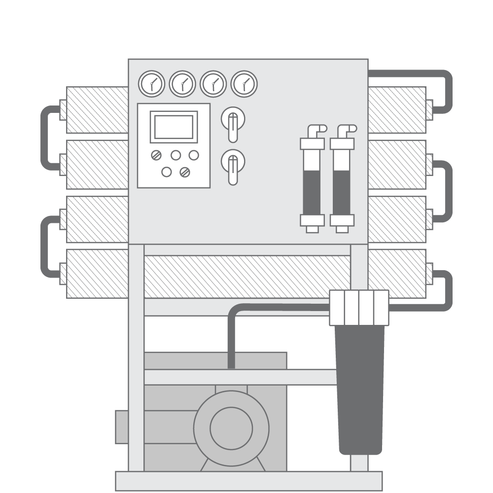 CITOR Model 20TSA seawater reverse osmosis desalination system