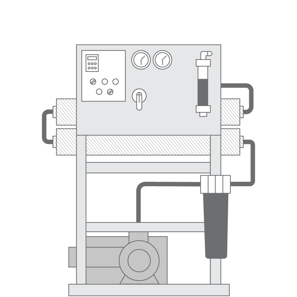 CITOR Model 3TSA seawater reverse osmosis desalination system