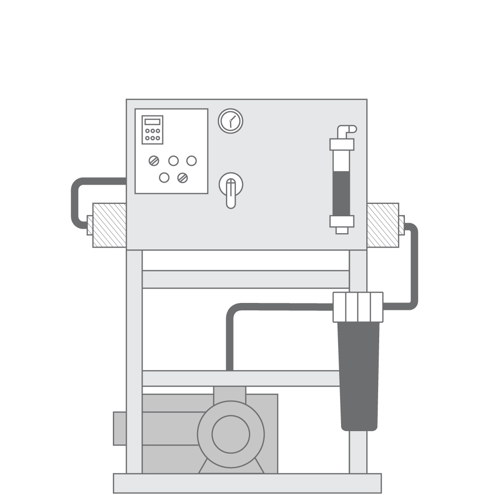 CITOR Model 2TSA seawater reverse osmosis desalination system