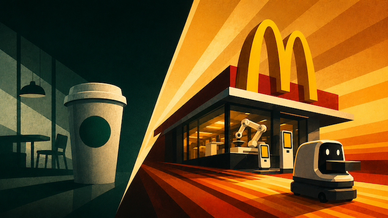 Two Weeks After Starbucks Pulled Its AI, McDonald's Is Betting the Whole Restaurant on Its Own.