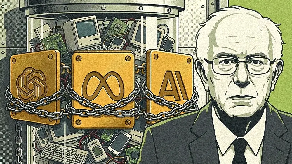 Bernie Sanders Orders Anthropic, OpenAI and Meta to Halt AI Development