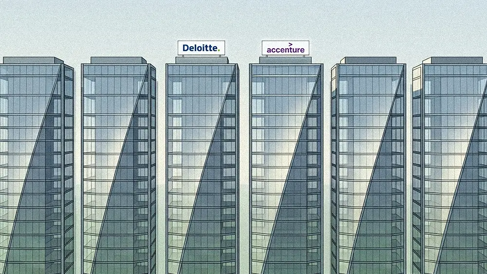Accenture and Deloitte Are Selling the Same Brain to Every Company in Your Category