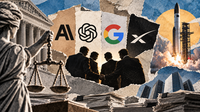 Anthropic, OpenAI, Google and SpaceXAI Got Sued for Agreeing to Slow Down AI, Weeks Before a $2 Trillion IPO