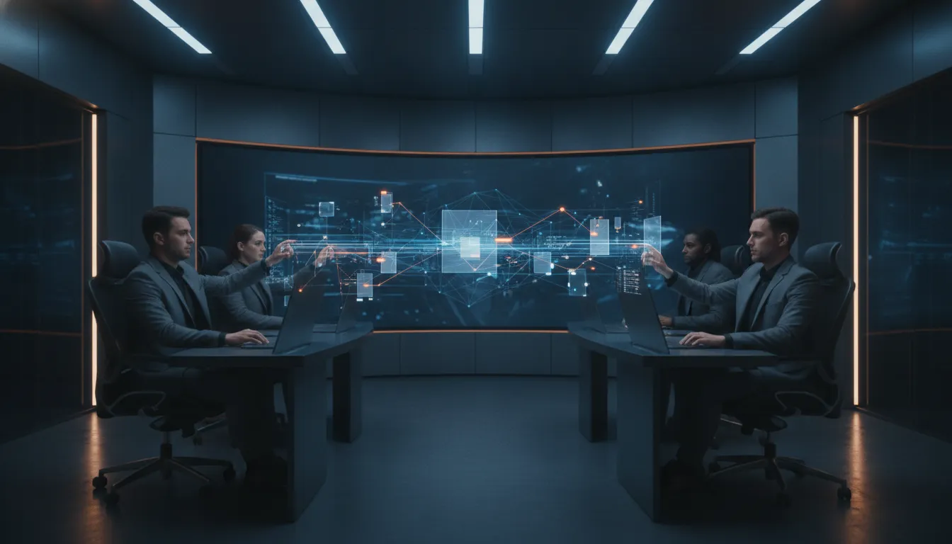 Enterprise security team mapping internet-facing assets and exposure paths