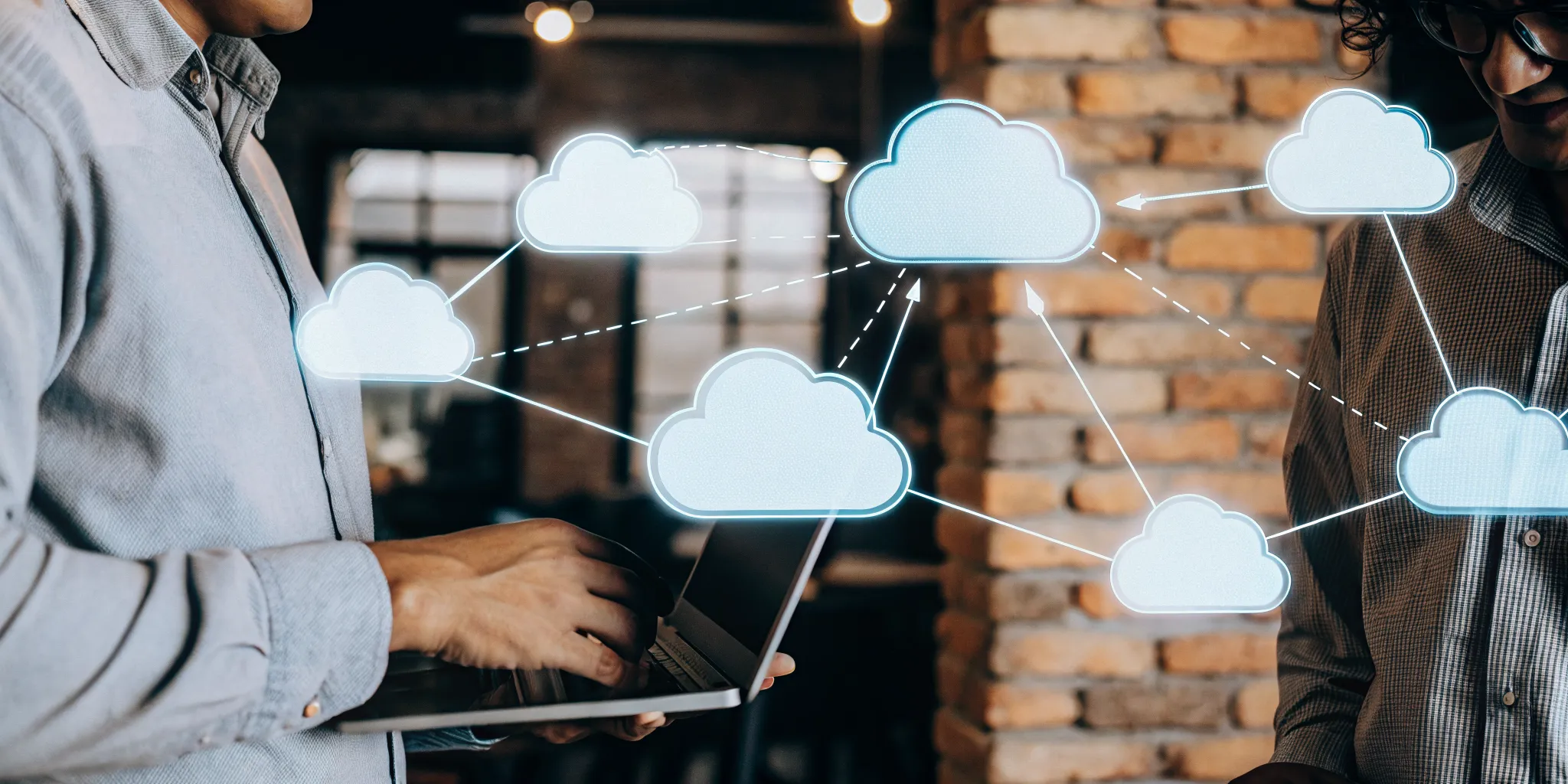 Security team reviewing connected attack paths across multiple cloud environments