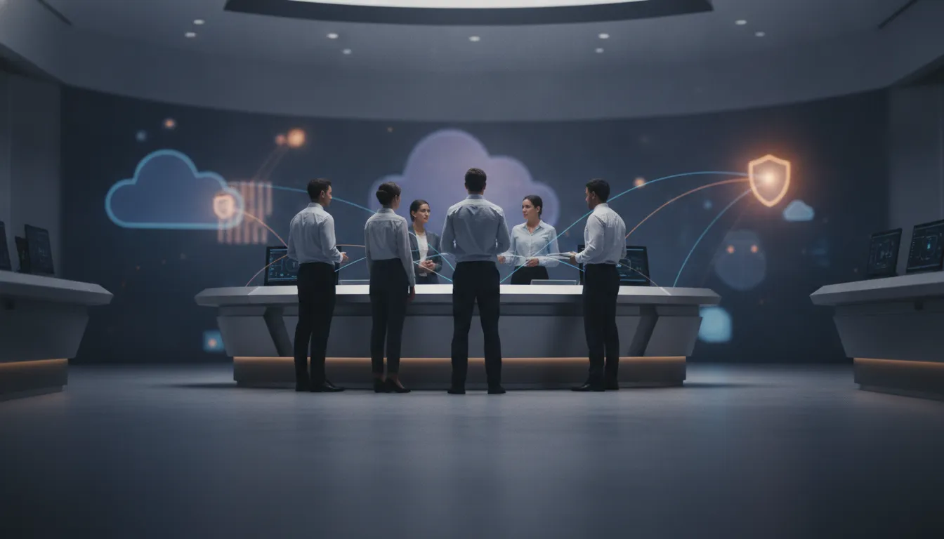 Enterprise security team mapping identity attack surface exposure