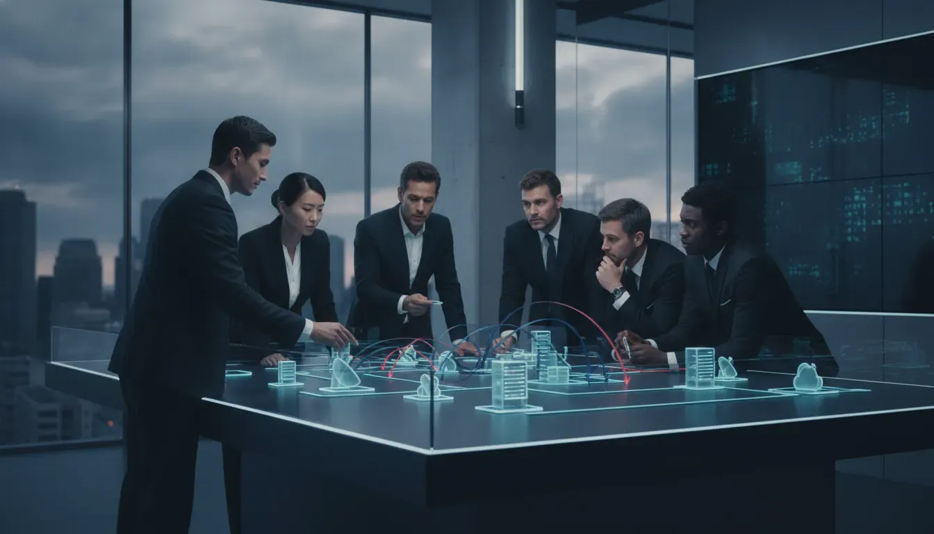 Enterprise security team evaluating vulnerability prioritization software through connected attack paths