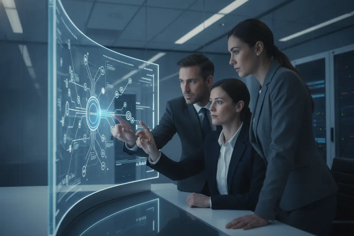 Security analyst reviewing an AI-generated action and evidence before approval