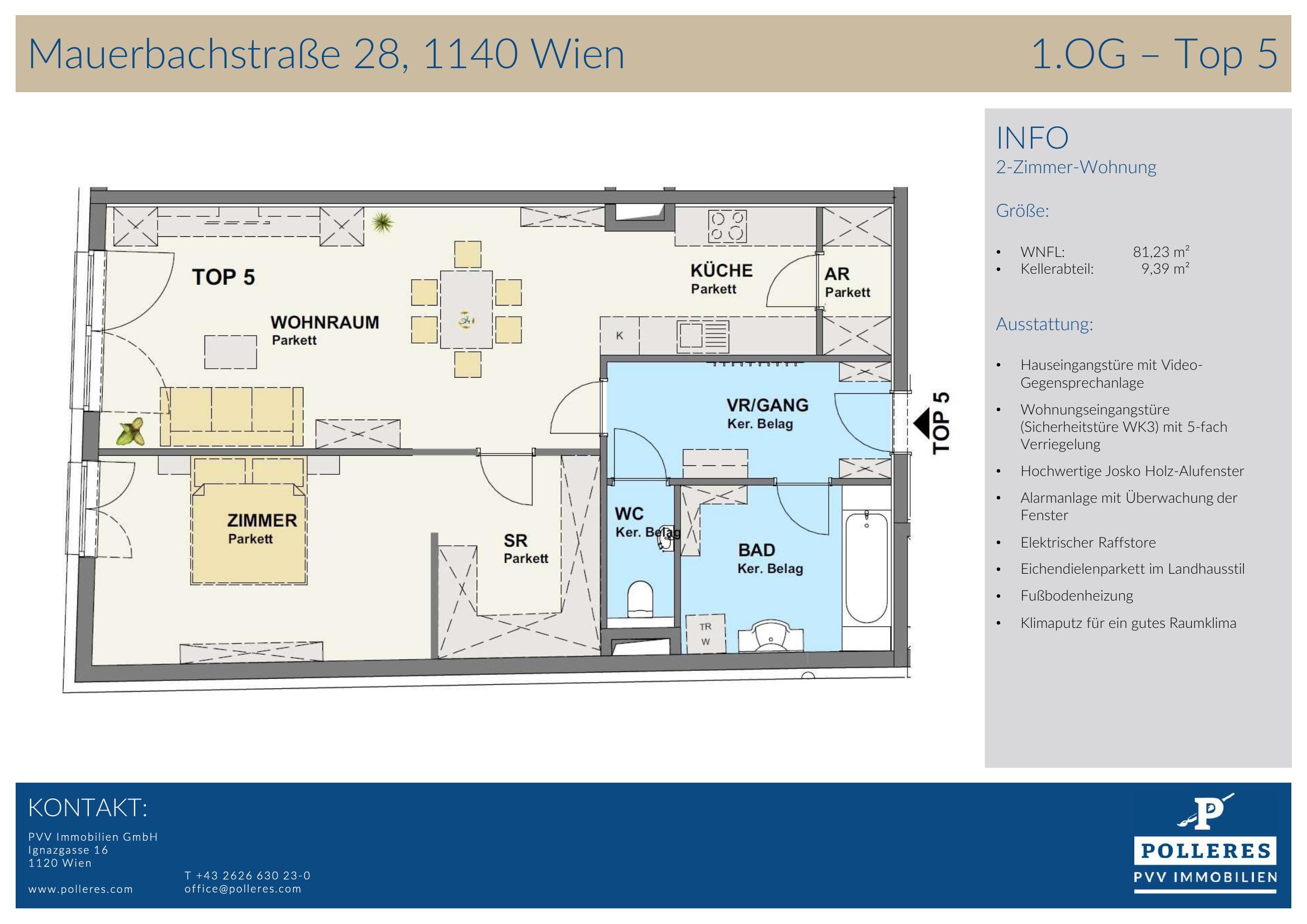 Top 5 - Grundriss