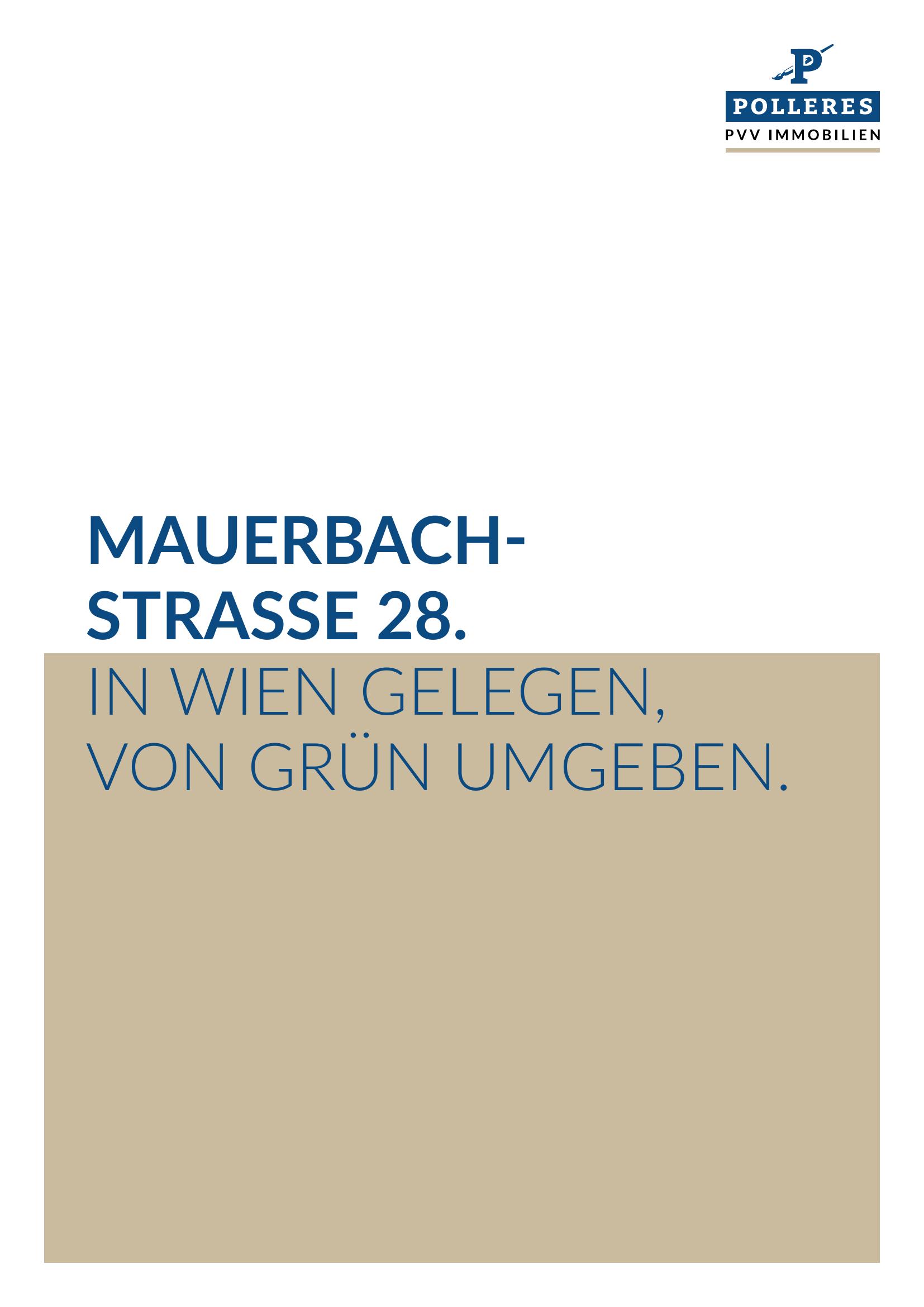 Exposé Cover Mauerbachstraße 28