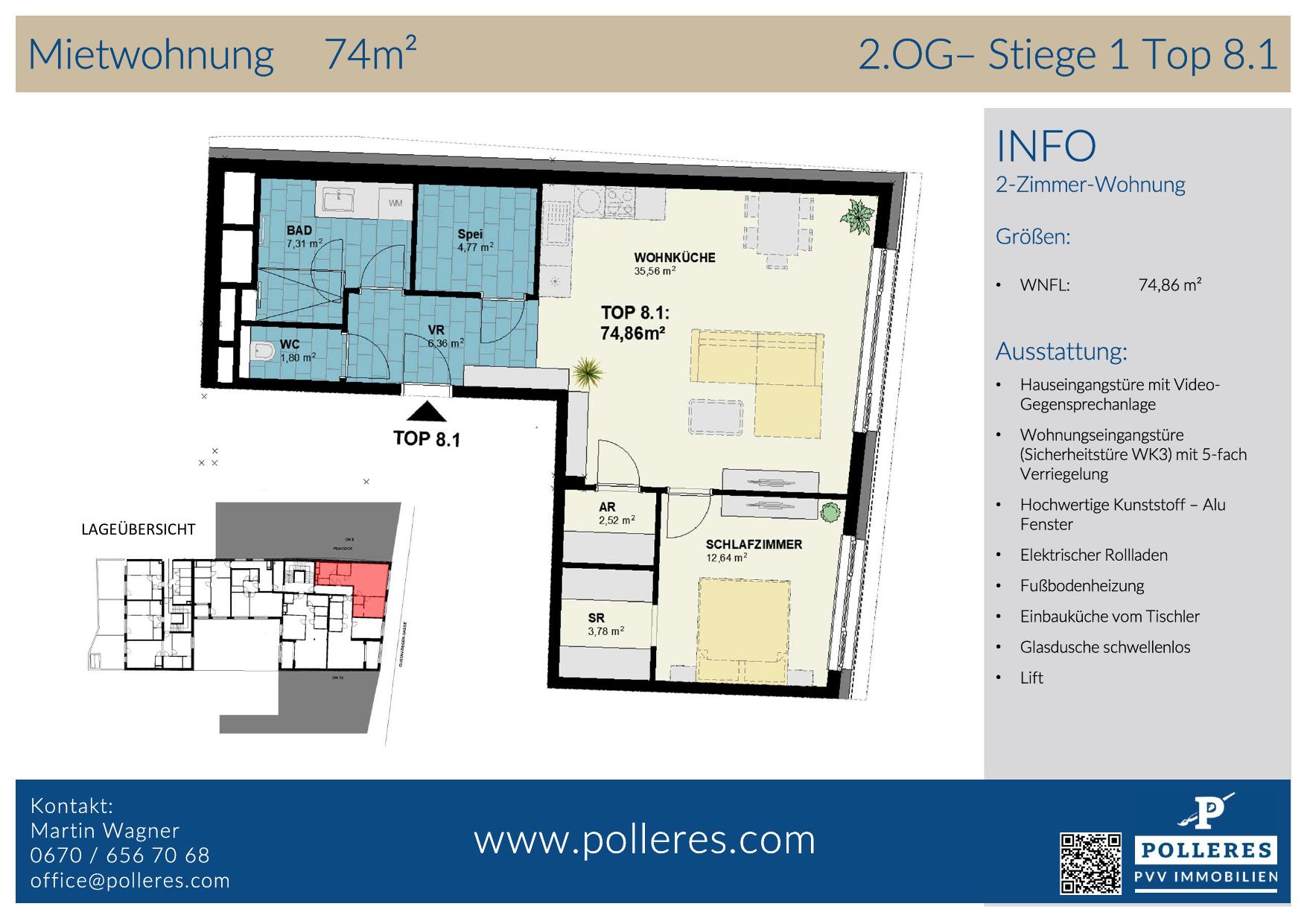 Top 1/8.1 – Grundriss 2. OG