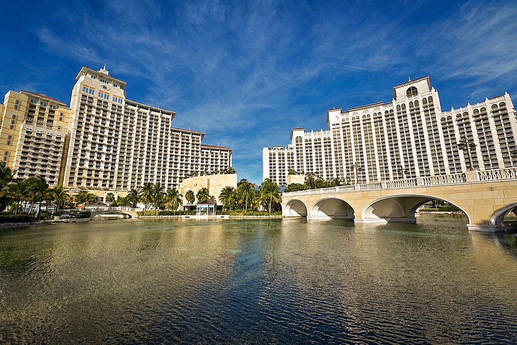 Luxury waterfront hotel selected as part of a curated accommodation network for event guests.