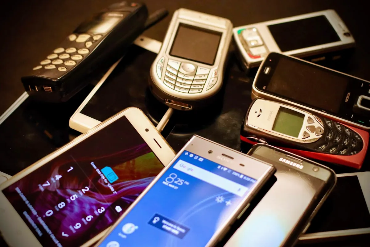 assorted-colour phone lot. Photo by Eirik Solheim on Unsplash
