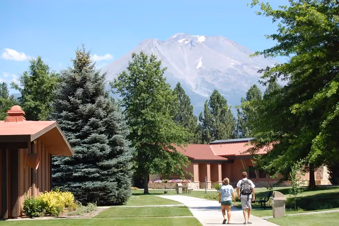 College of the Siskiyous looking toward Mt Shasta