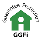 Green house icon with a white door and circle above, surrounded by the text 'Guarantee Protection' and 'GGFi' below.