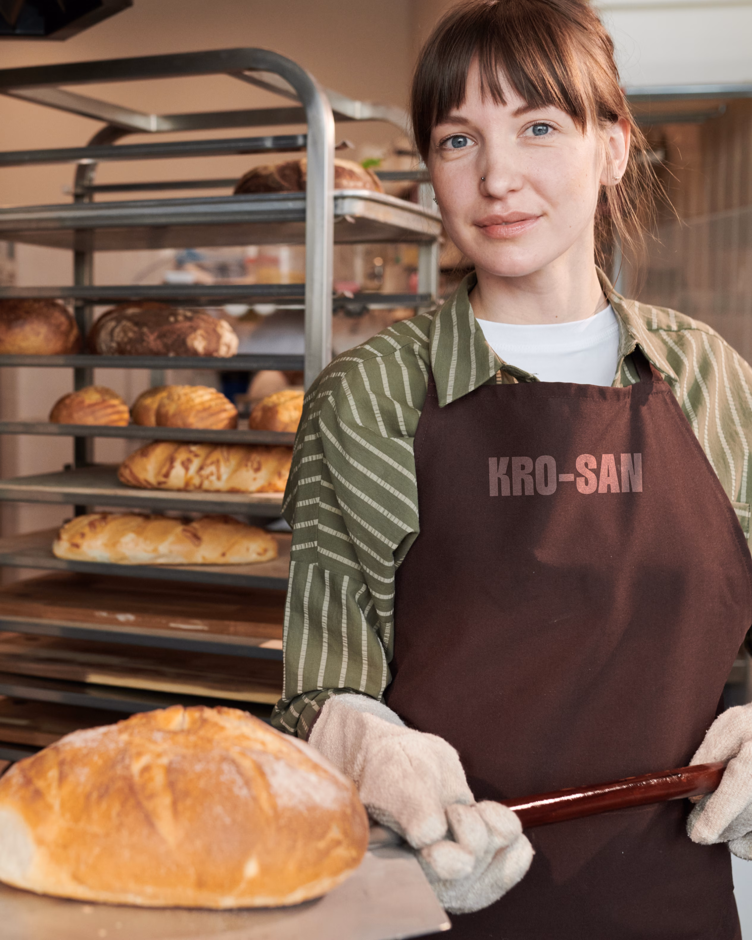 Krosan croissant and pastry product photography showing baked goods detail