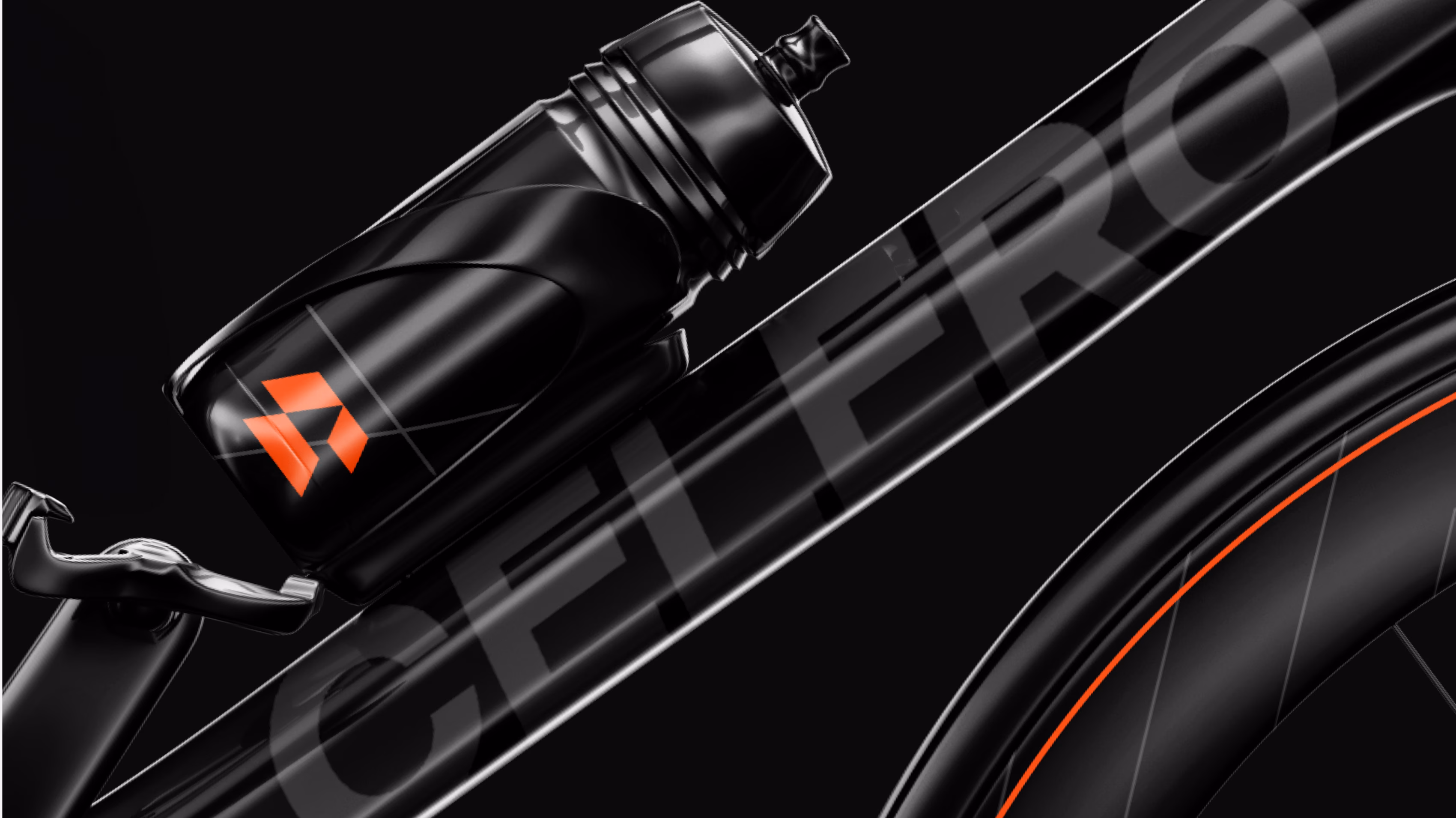 Celero Bikes branding identity with product showcase by Hatypo Studio