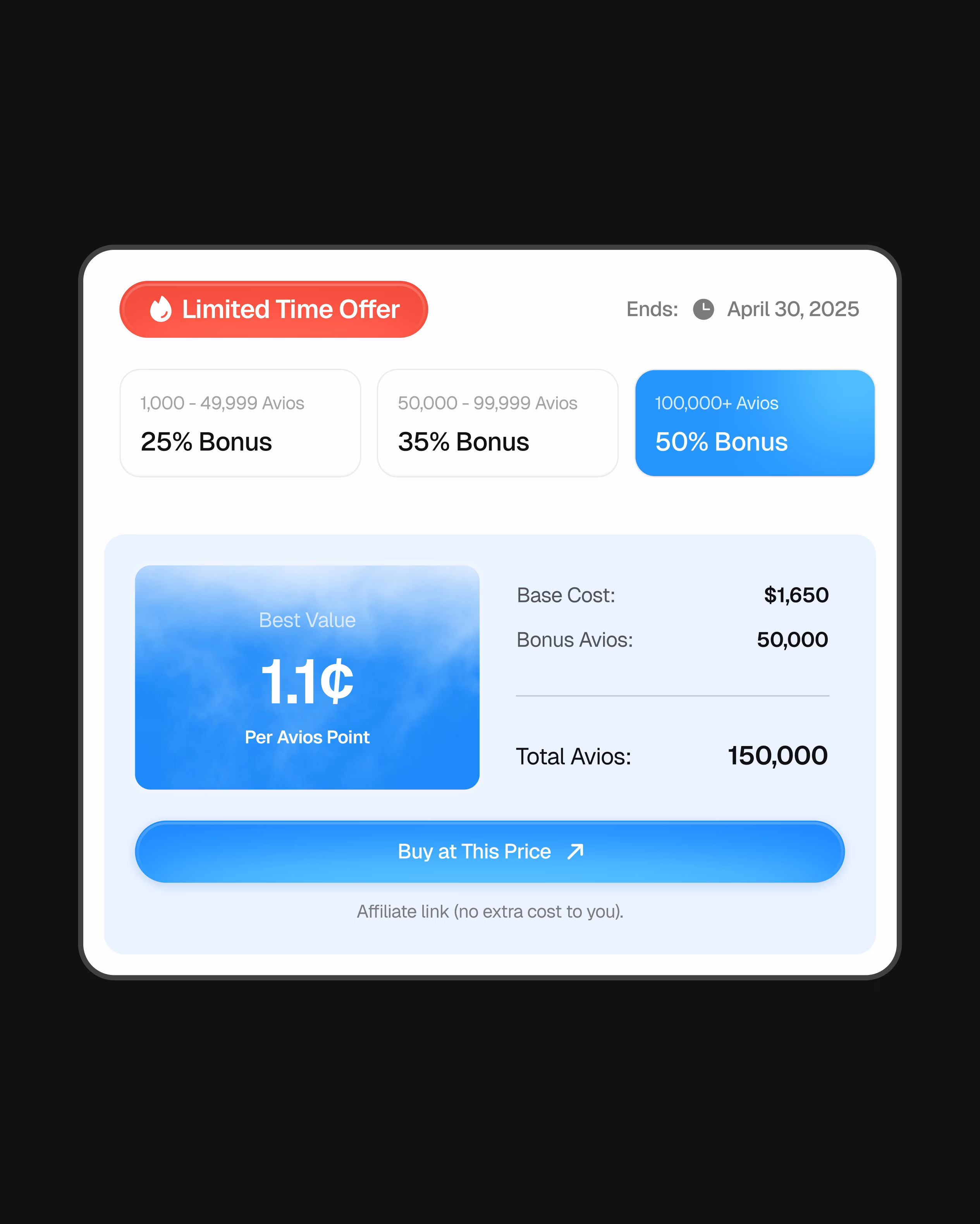 PointsPromos website design showing Articles section with hero image, article cards, and guide content about maximizing travel rewards by Hatypo Studio