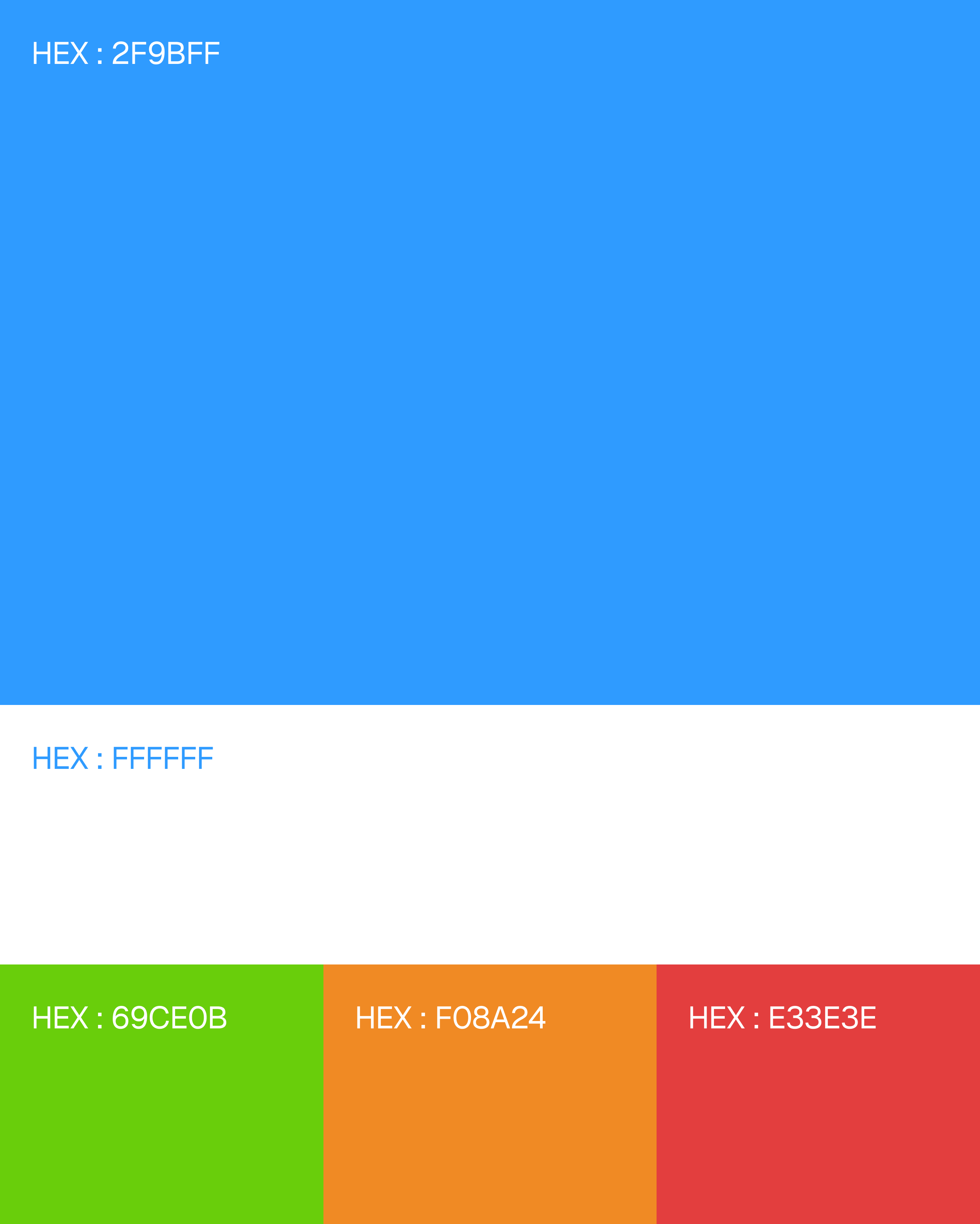 PointsPromos brand identity color palette showing blue, green, orange, and red hex color system by Hatypo Studio