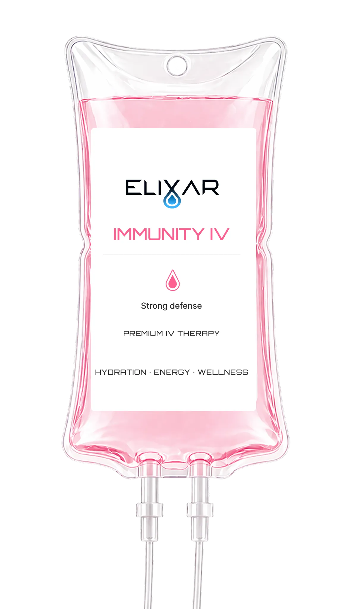 Immune Support IV drip bag