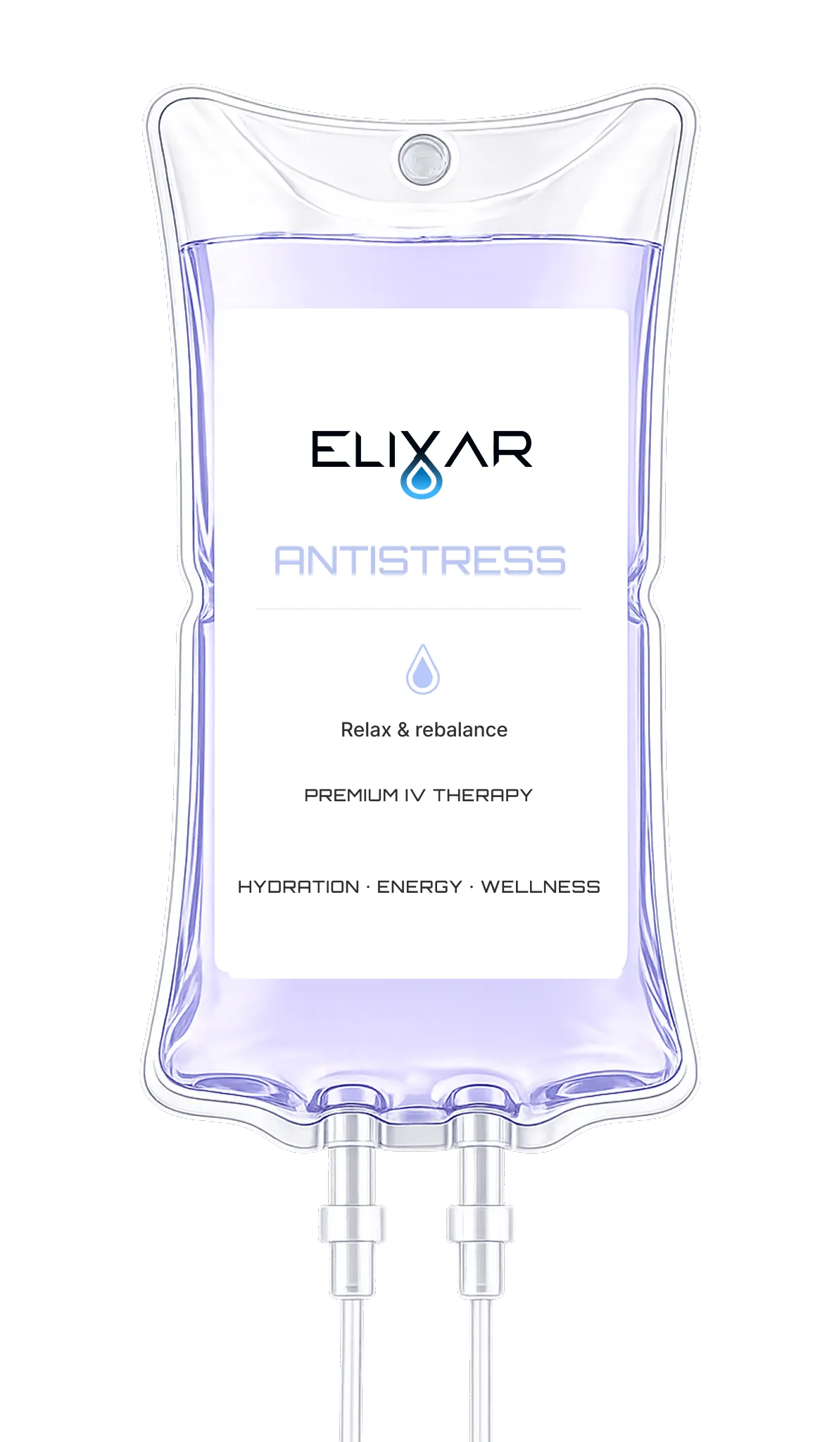 Anti-stress IV drip bag for stress relief and nervous system support