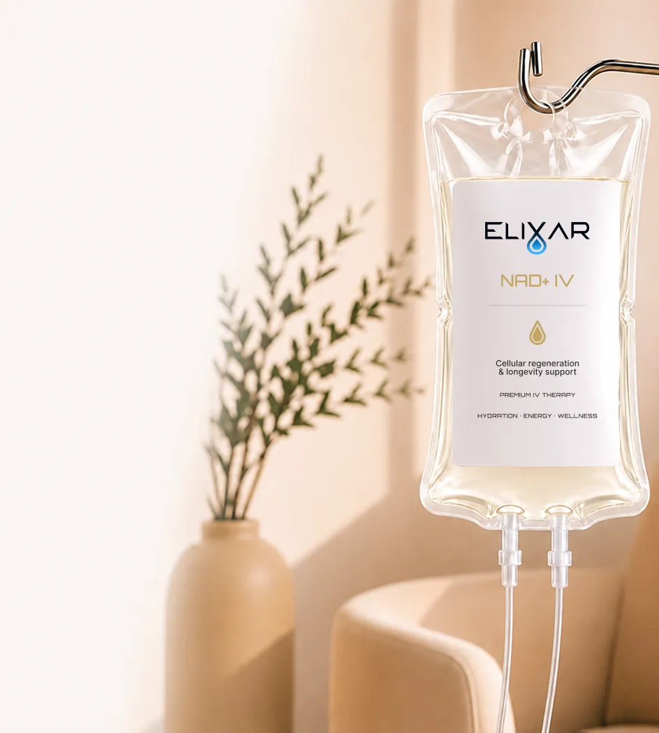 Bolsa de suero intravenoso NAD+
