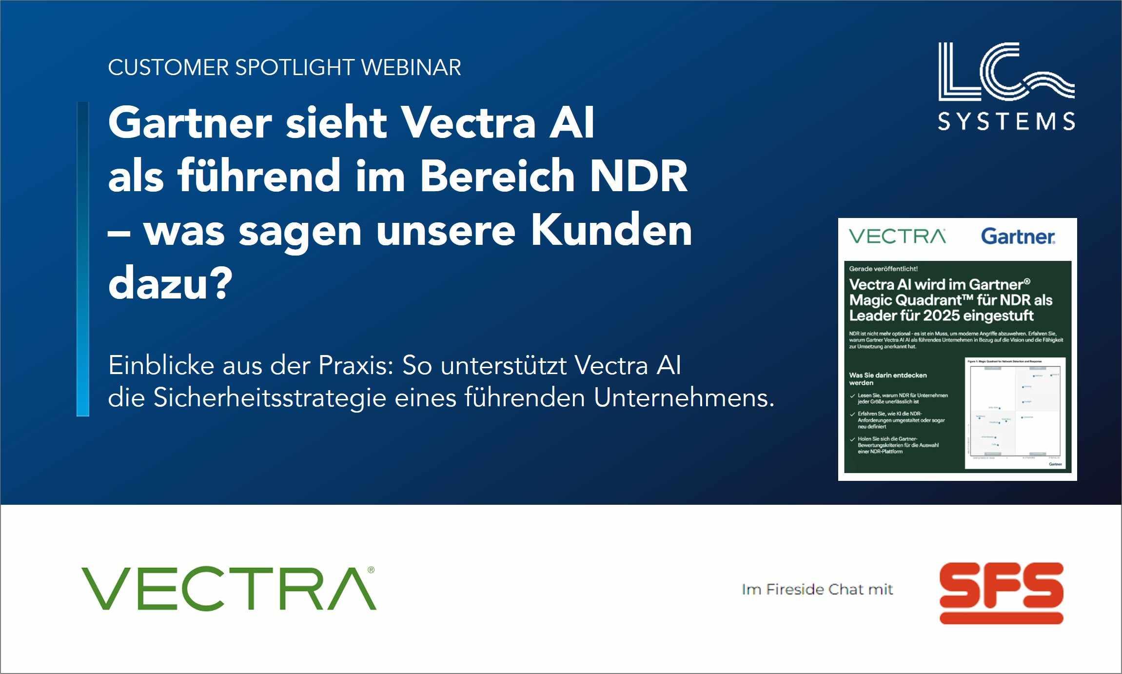 Gartner stuft Vectra AI im NDR als Leader ein