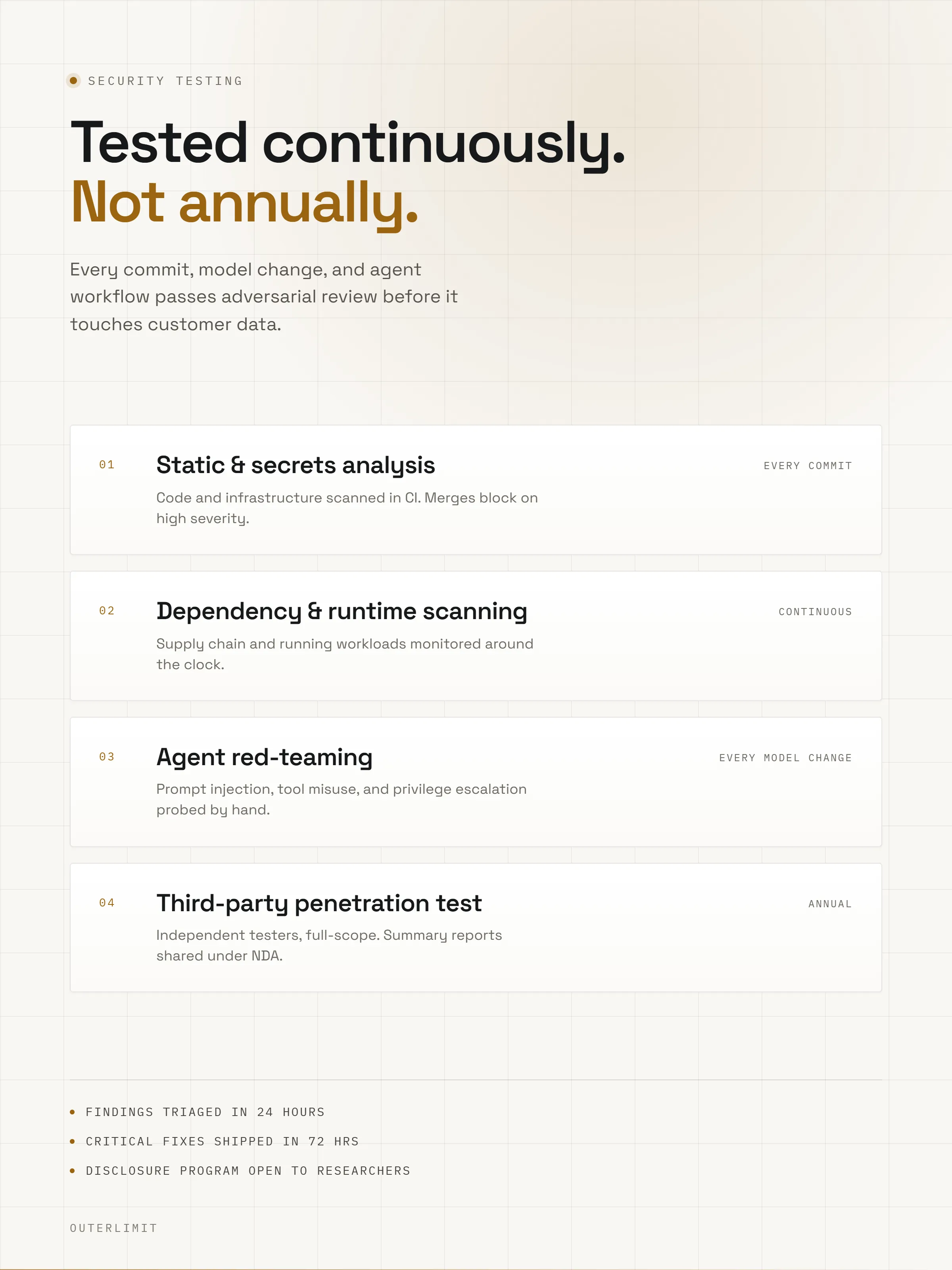 Outerlimit Security Testing