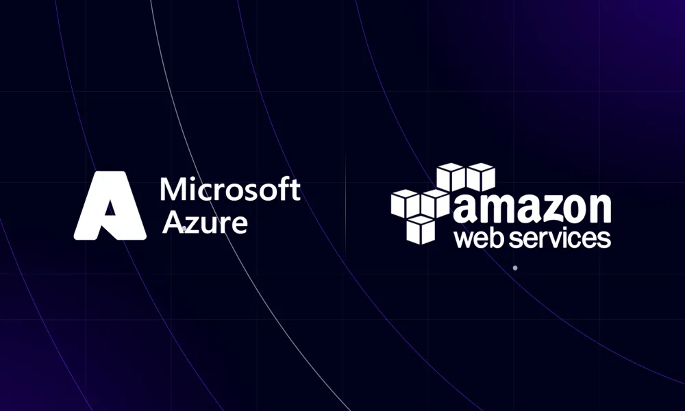 Amazon and Web Services and Microsoft Azure