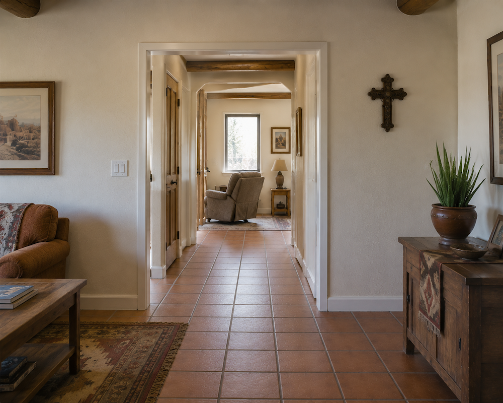 Widen interior doorways and hallways