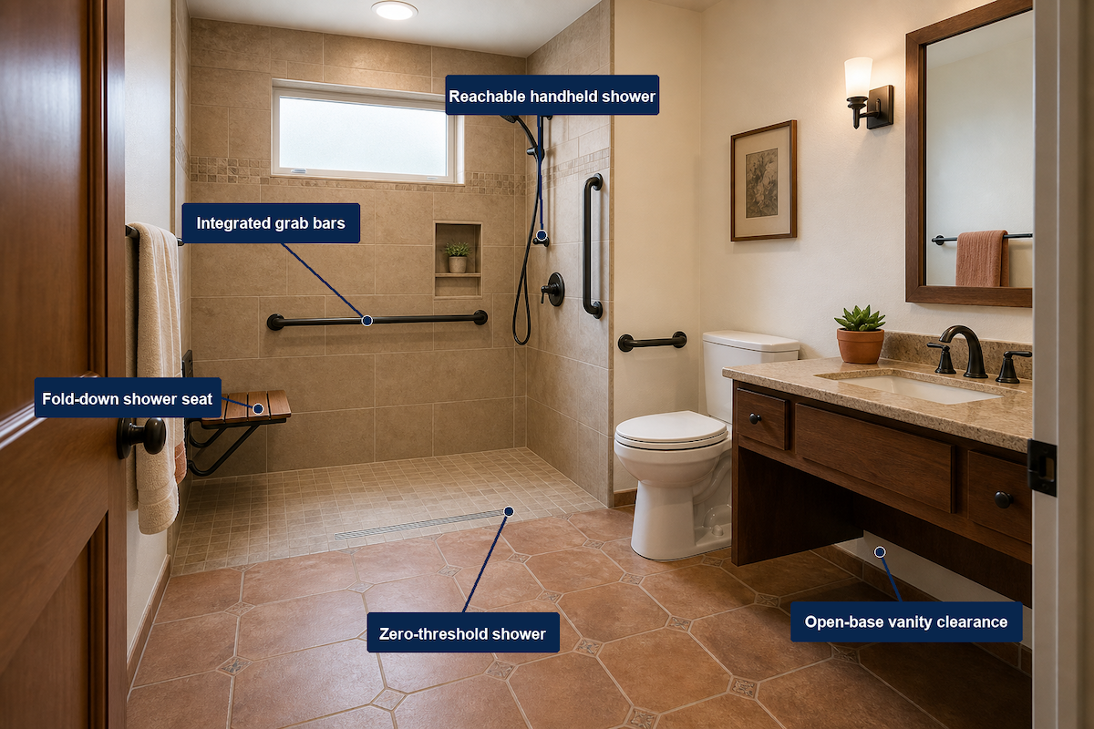Accessible bathroom