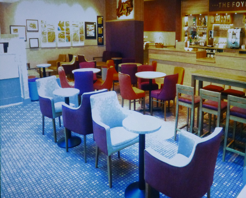 Foyer refitted 2017