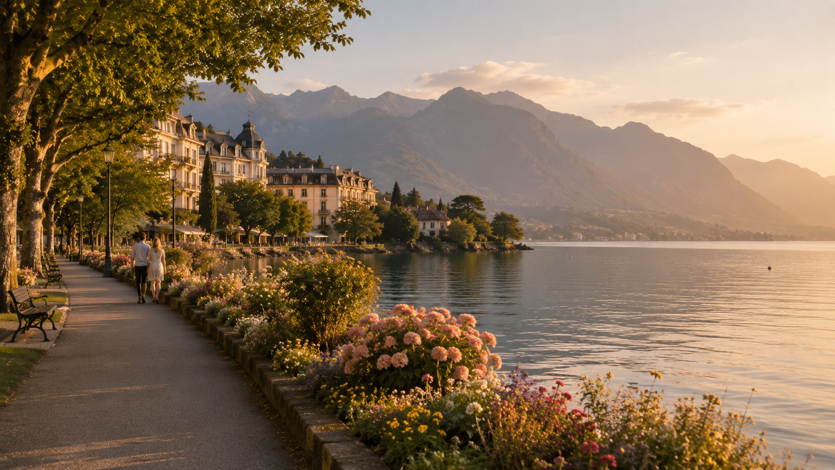 Montreux et le lac Léman