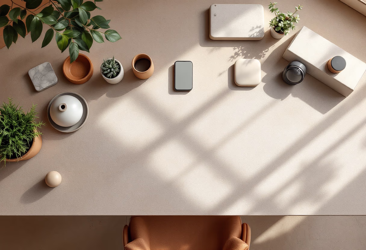 [background image] office space (for a tech gadgets store)