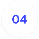 White circular badge with blue number 04 centered.
