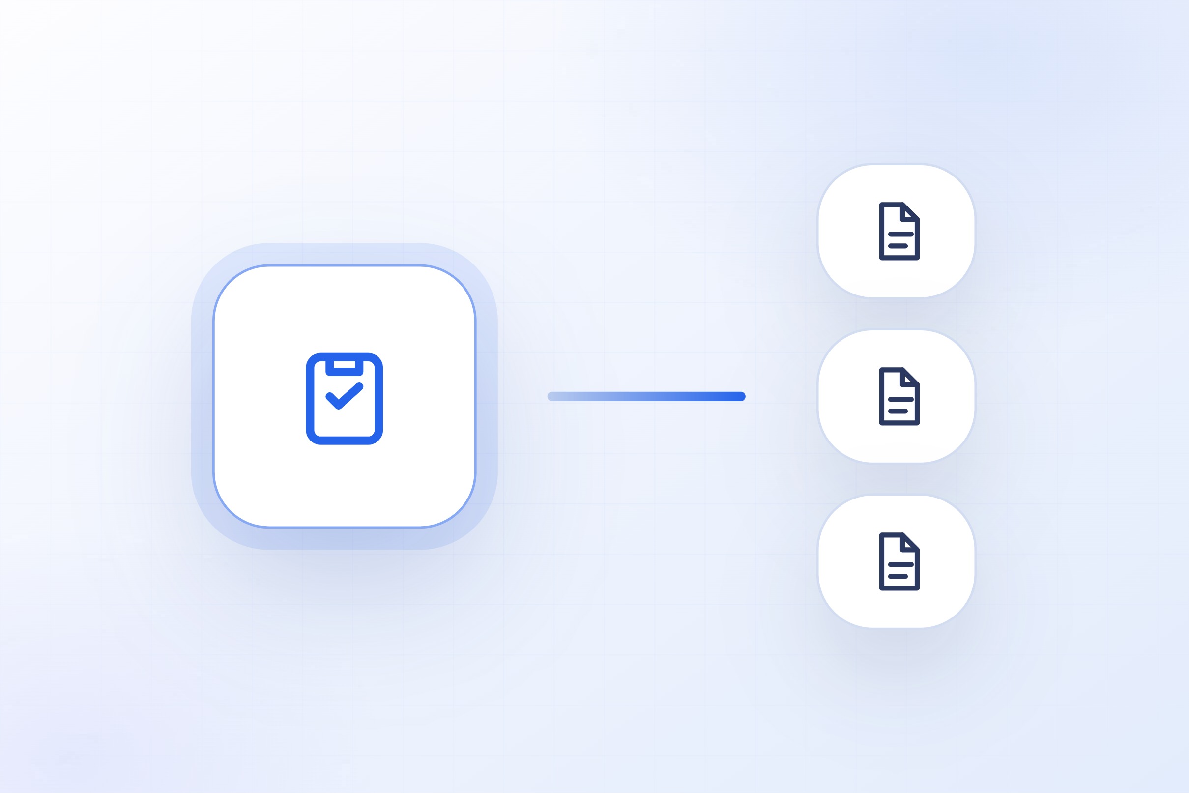 A project template producing three completed documents ready to send