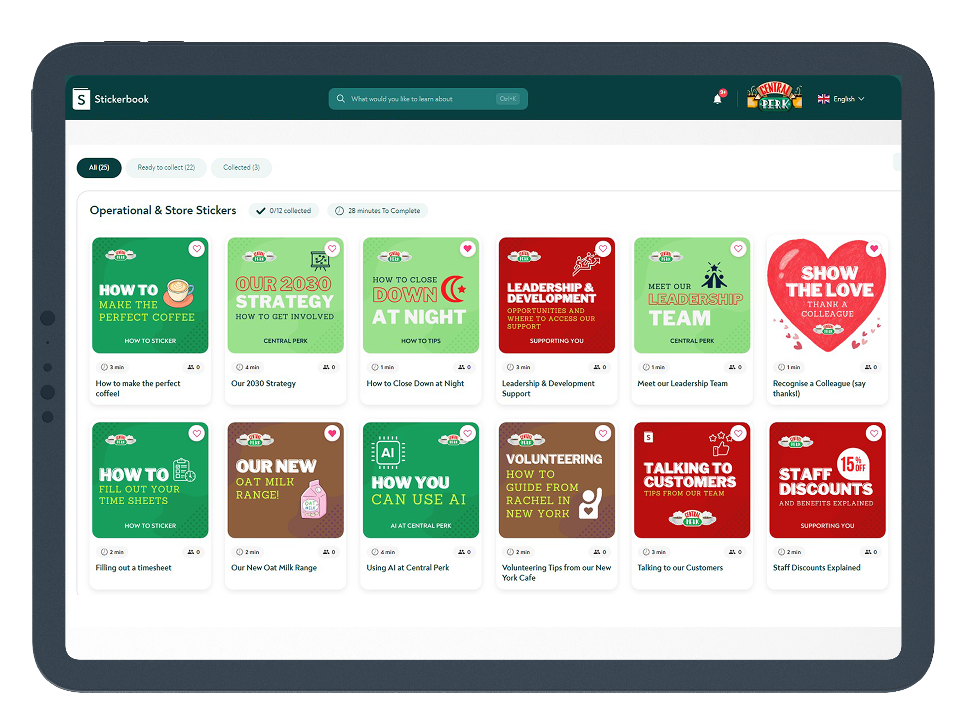 Dashboard mockup