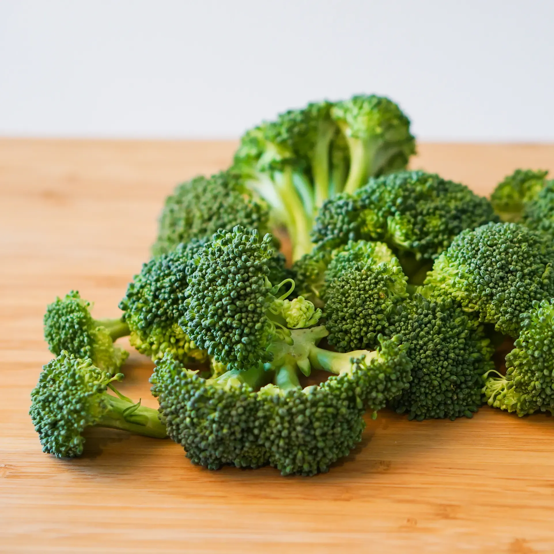 Broccoli on a table