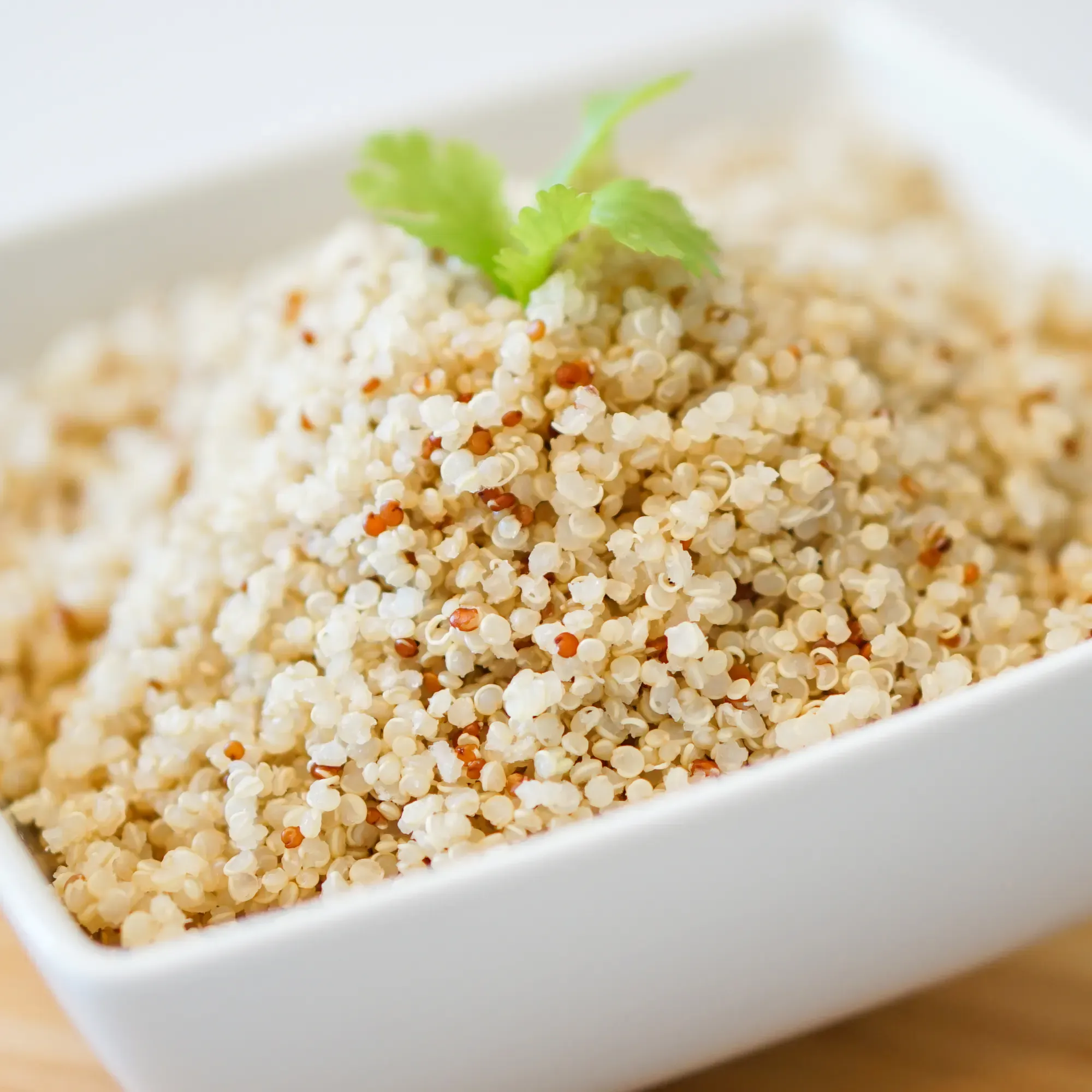 Quinoa on a plate