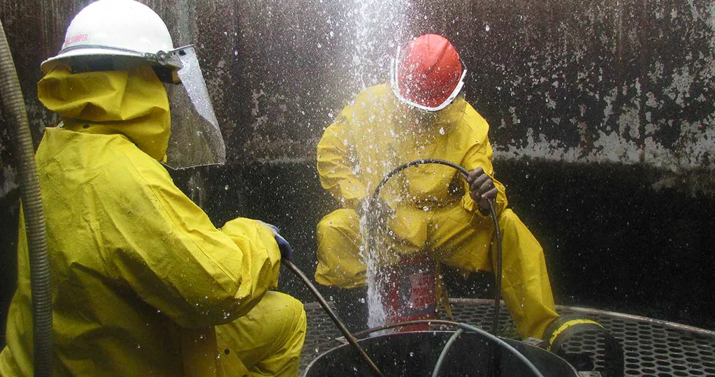 Operators cleaning system