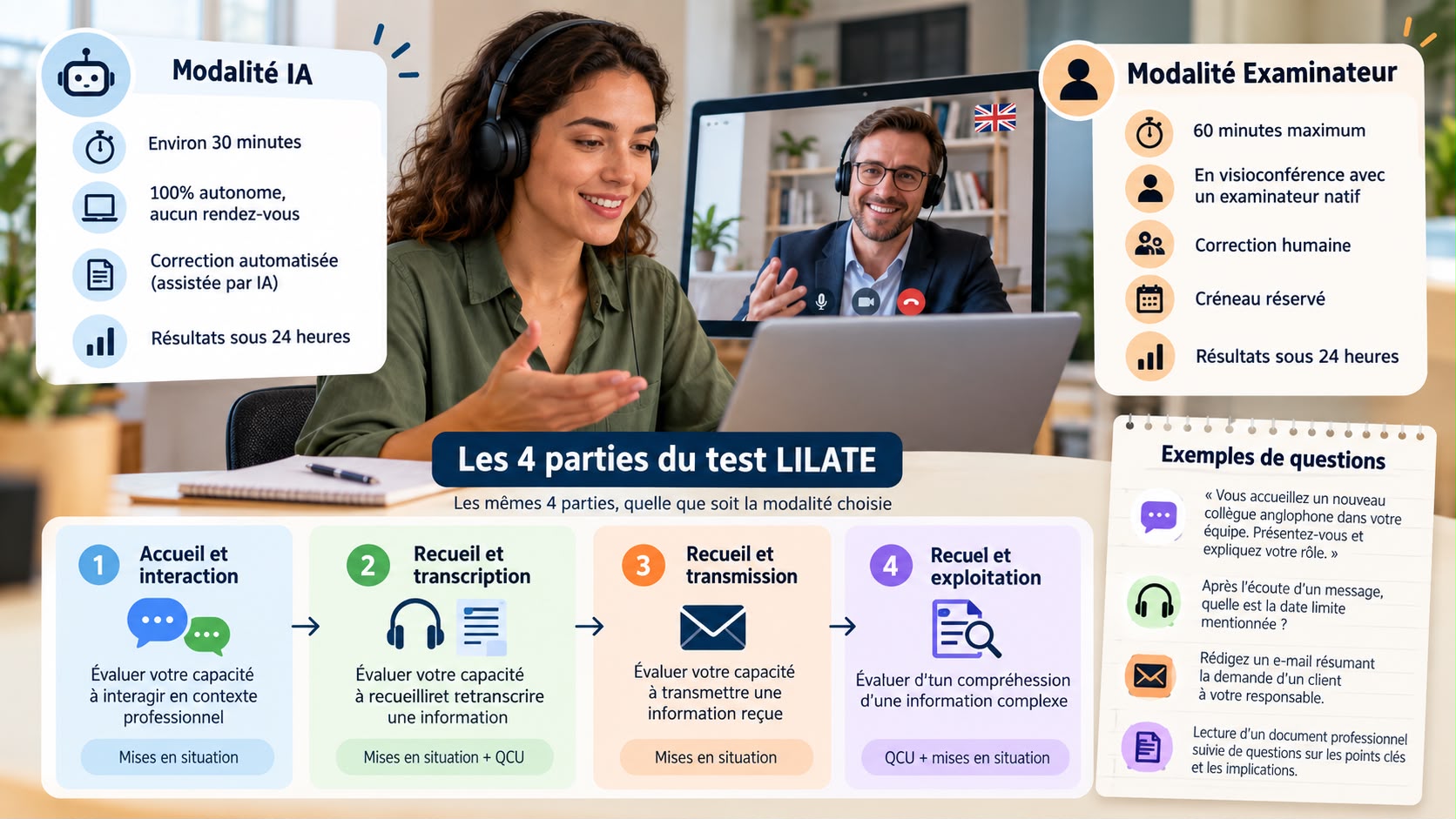 Test LILATE : Déroulement, Durée et Exemples de Questions en 2026