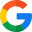 Google multicolored G logo with red, yellow, green, and blue colors.