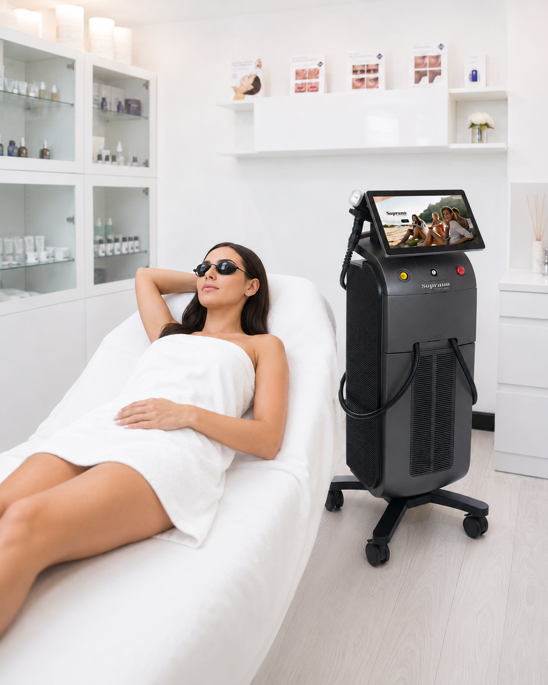 Laser hair removal treatment